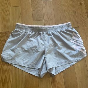 Nike Light Grey & Pink Running Shorts size L